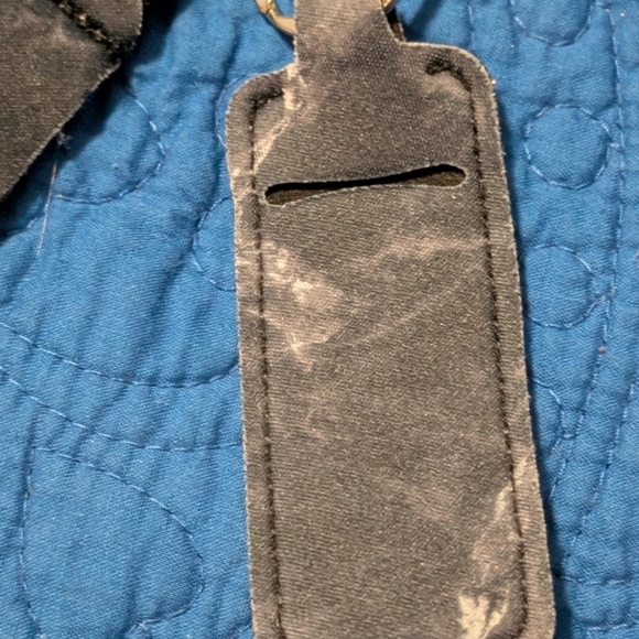 Keychain Or Bag Charm Black Fur Pom Pom Keychain - Picture 5 of 14